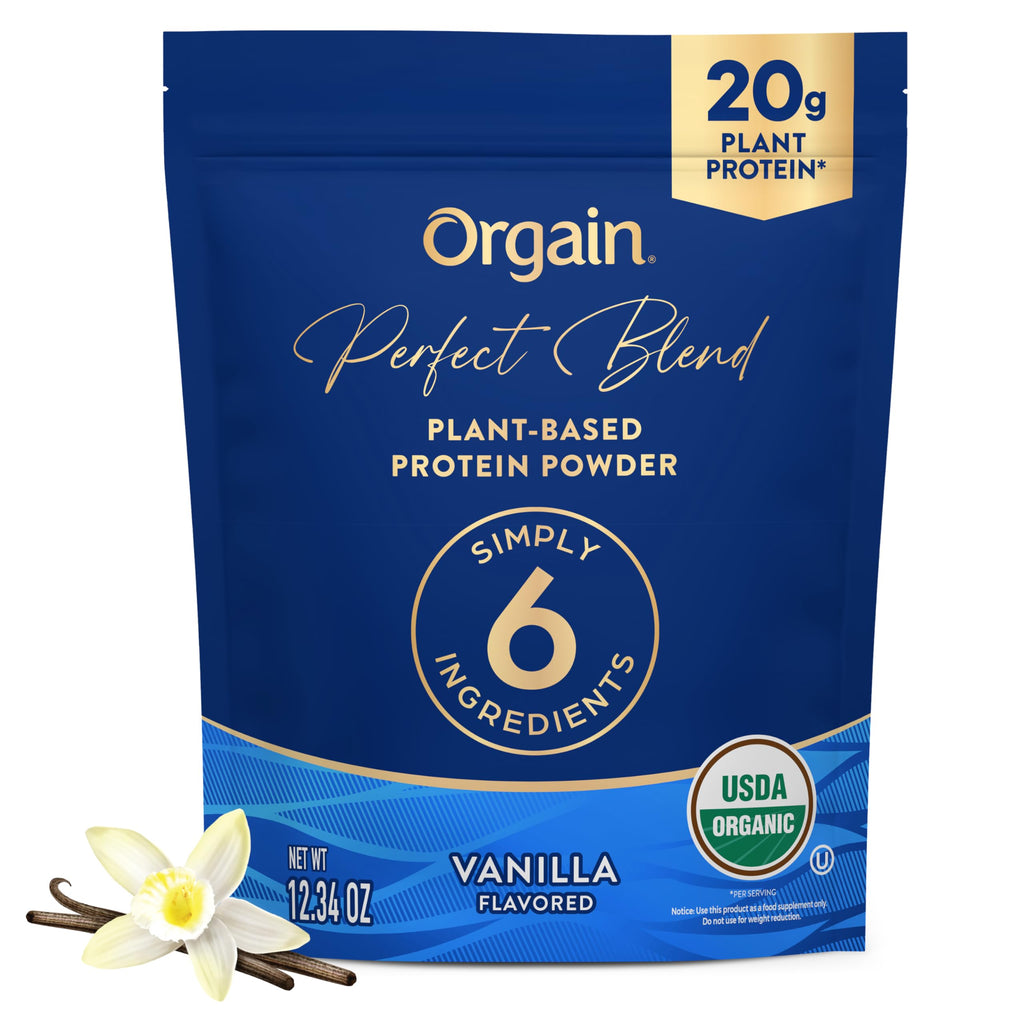 Organic Vegan Protein Powder, 20g Plant Protein, Vanilla W253456
