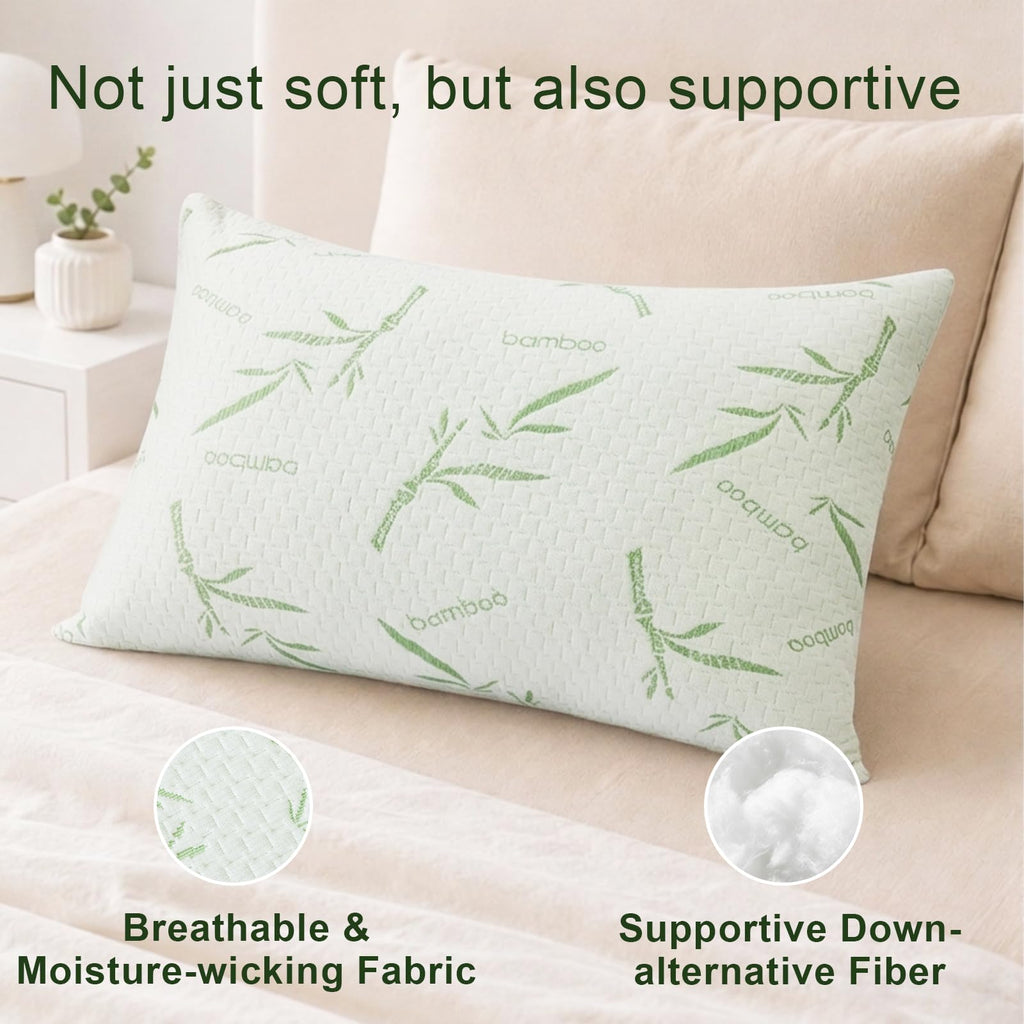 King Size Set of 2 Down Alternative Pillows P572