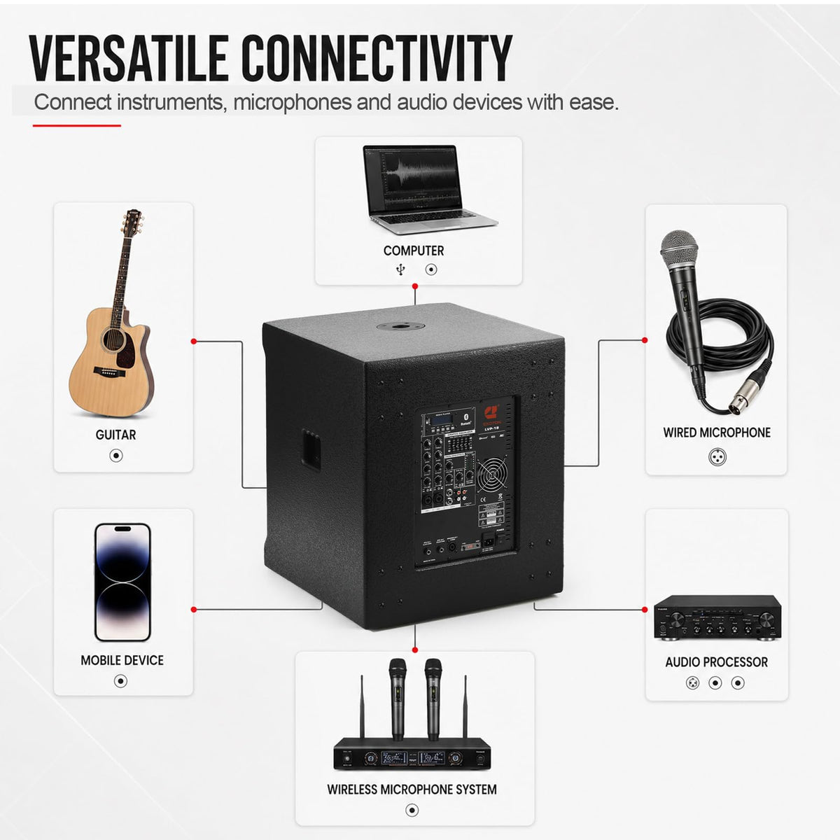 8000W Active Line Array PA System S23337