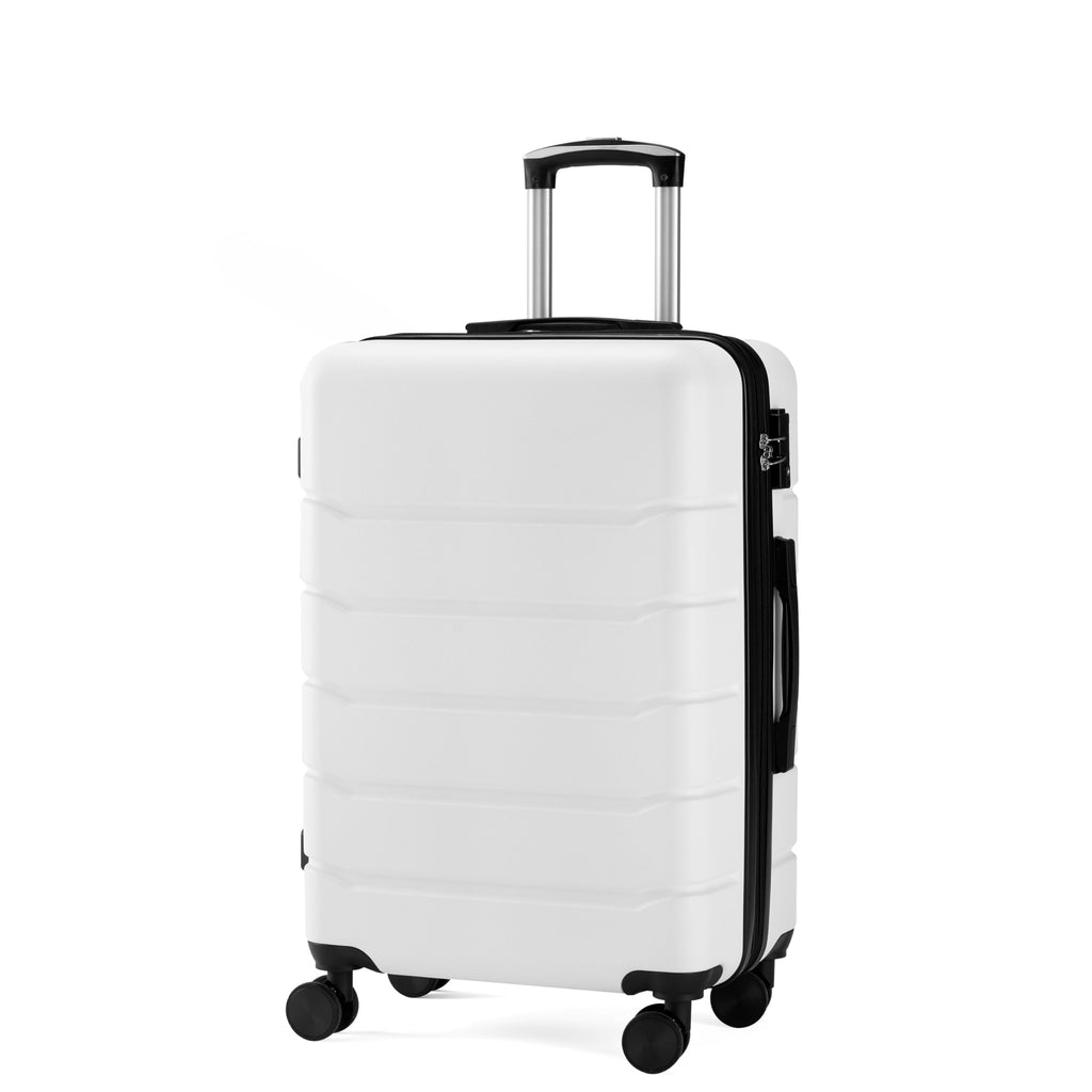 20 Inch White Hardside Carry On Luggage Y734005