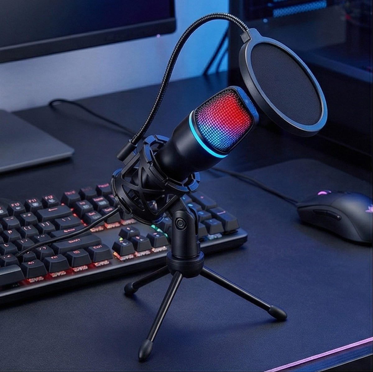 USB Condenser Gaming Mic with Shock Mount A5983