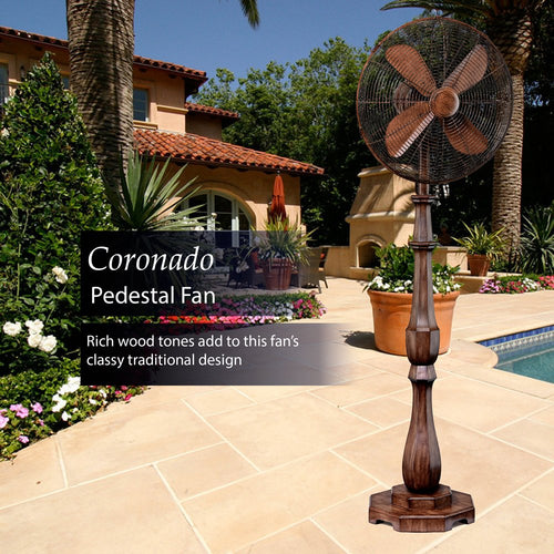16 In 3 Speed Oscillating Pedestal Fan W718612