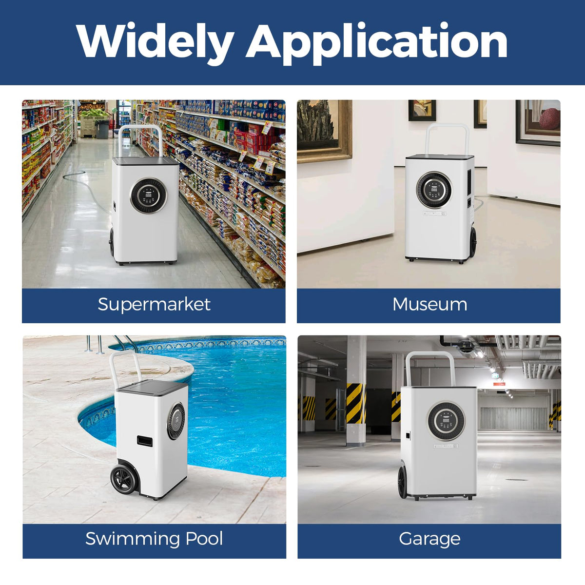 110 PPD Portable Commercial Dehumidifier with Pump A934181