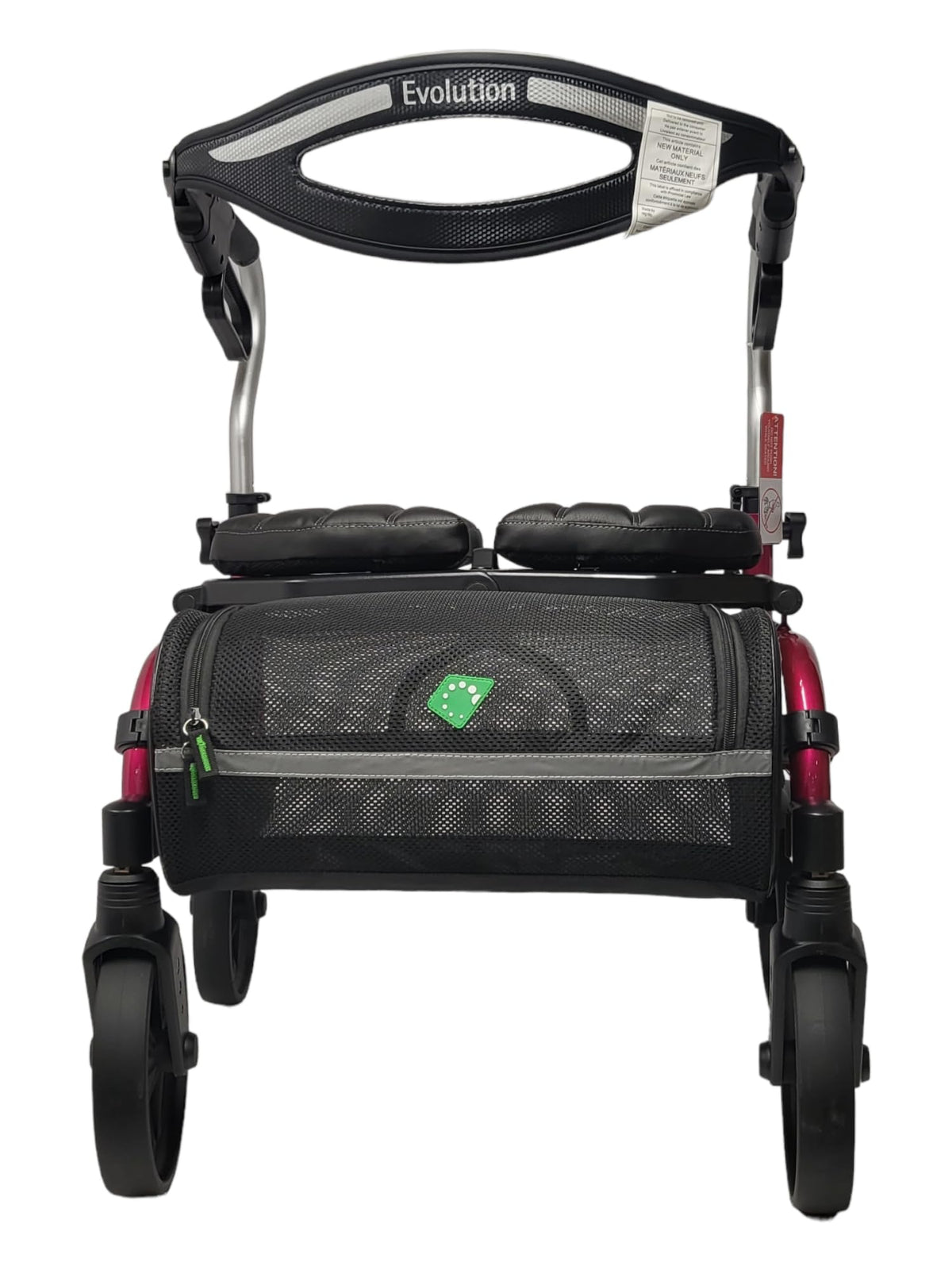 Lightweight Walker Rollator with Seat, Wheels, Brakes R645869