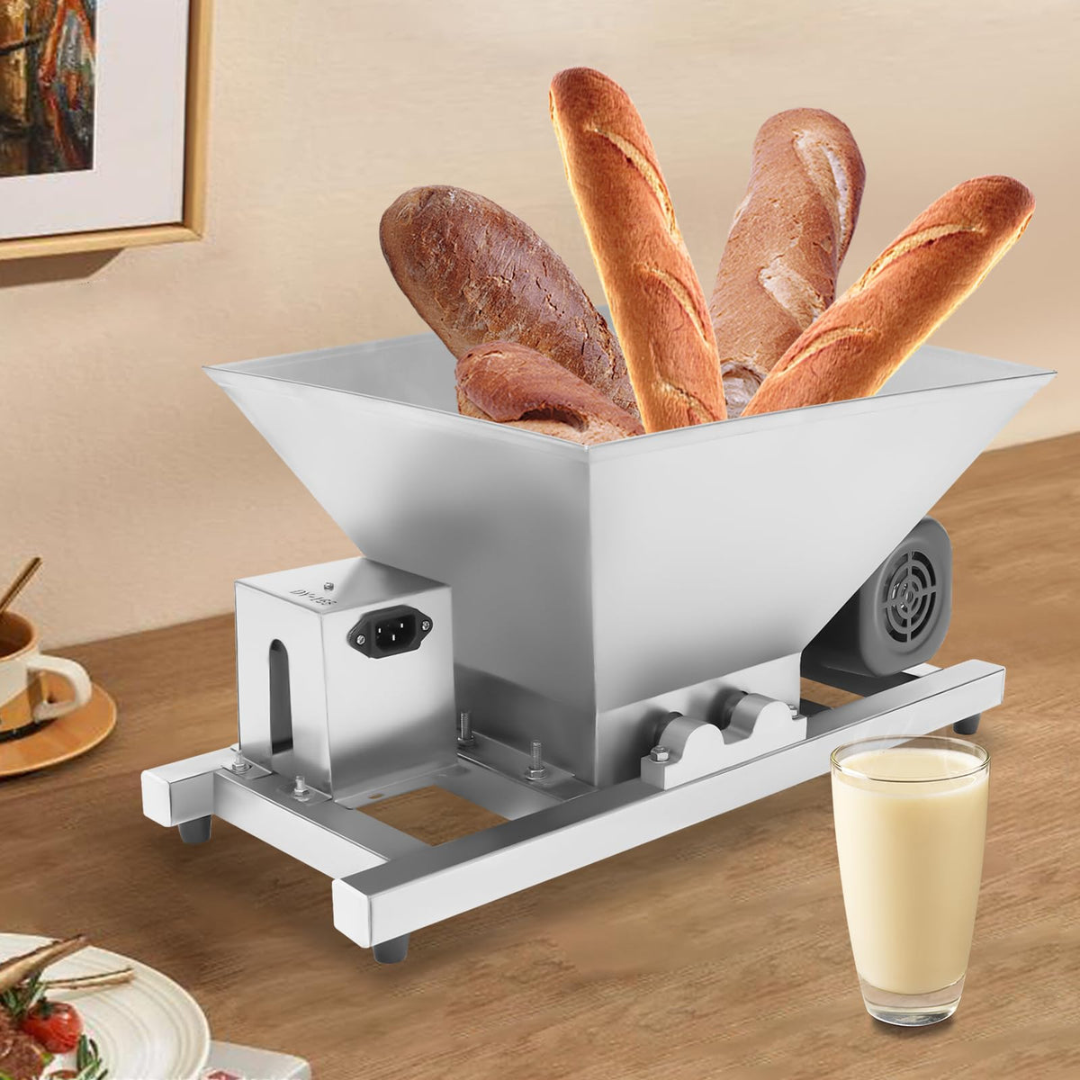 110V 60W 4L Stainless Steel Electric Fruit Crusher S207730
