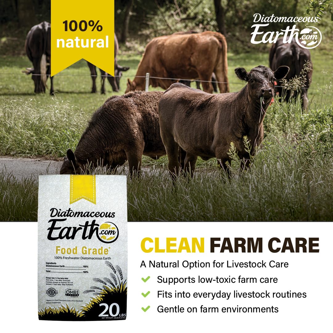 Food Grade Diatomaceous Earth 20lb Organic Powder M7699