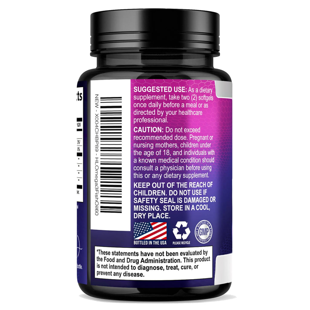 2400mg Omega 3 Fish Oil Softgels X27751