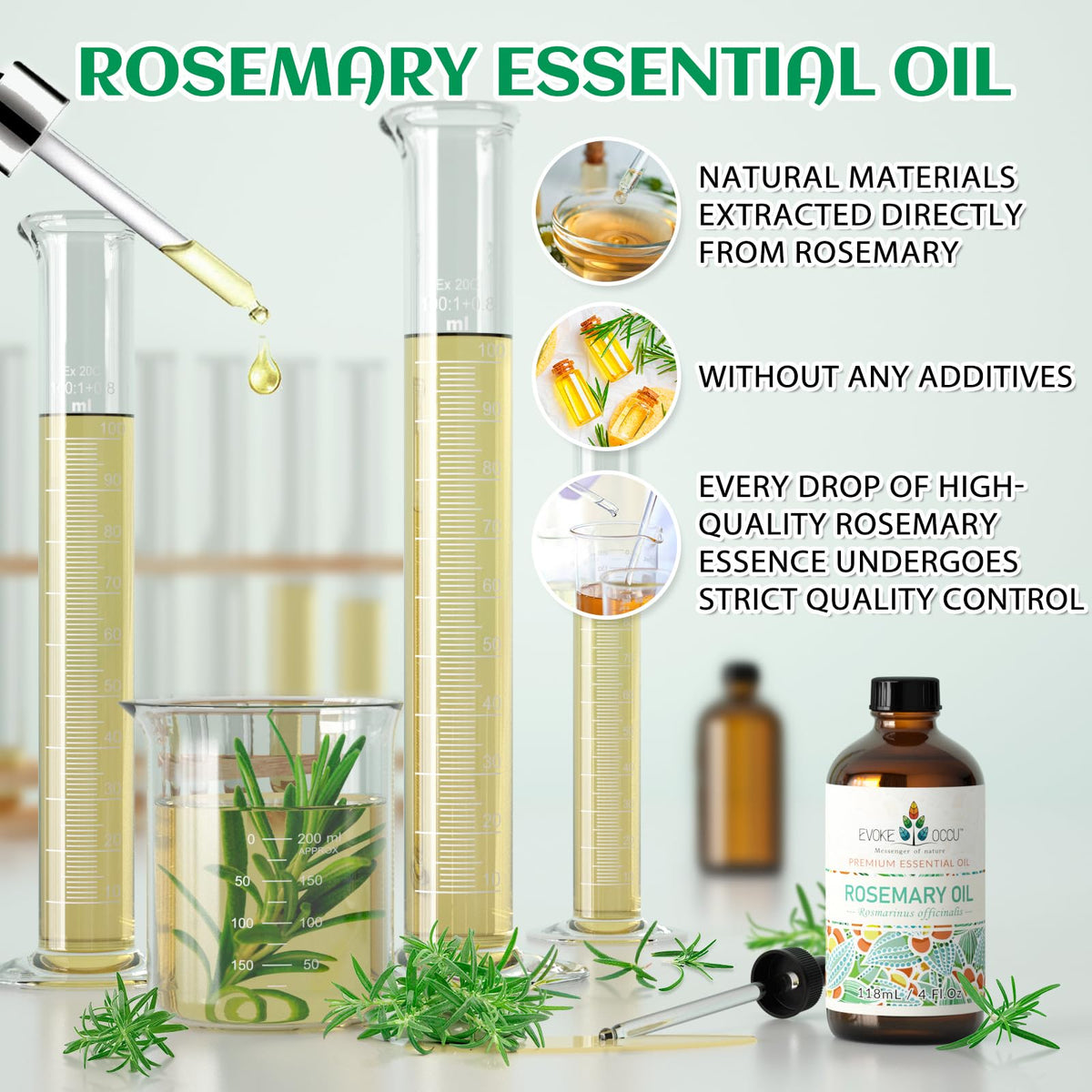 Rosemary and Lavender Essential Oil 4 Fl Oz A852