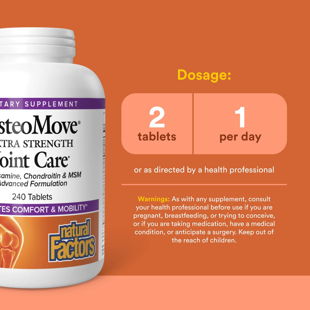 OsteoMove Extra Strength Joint Care 240 Tabs Y84825