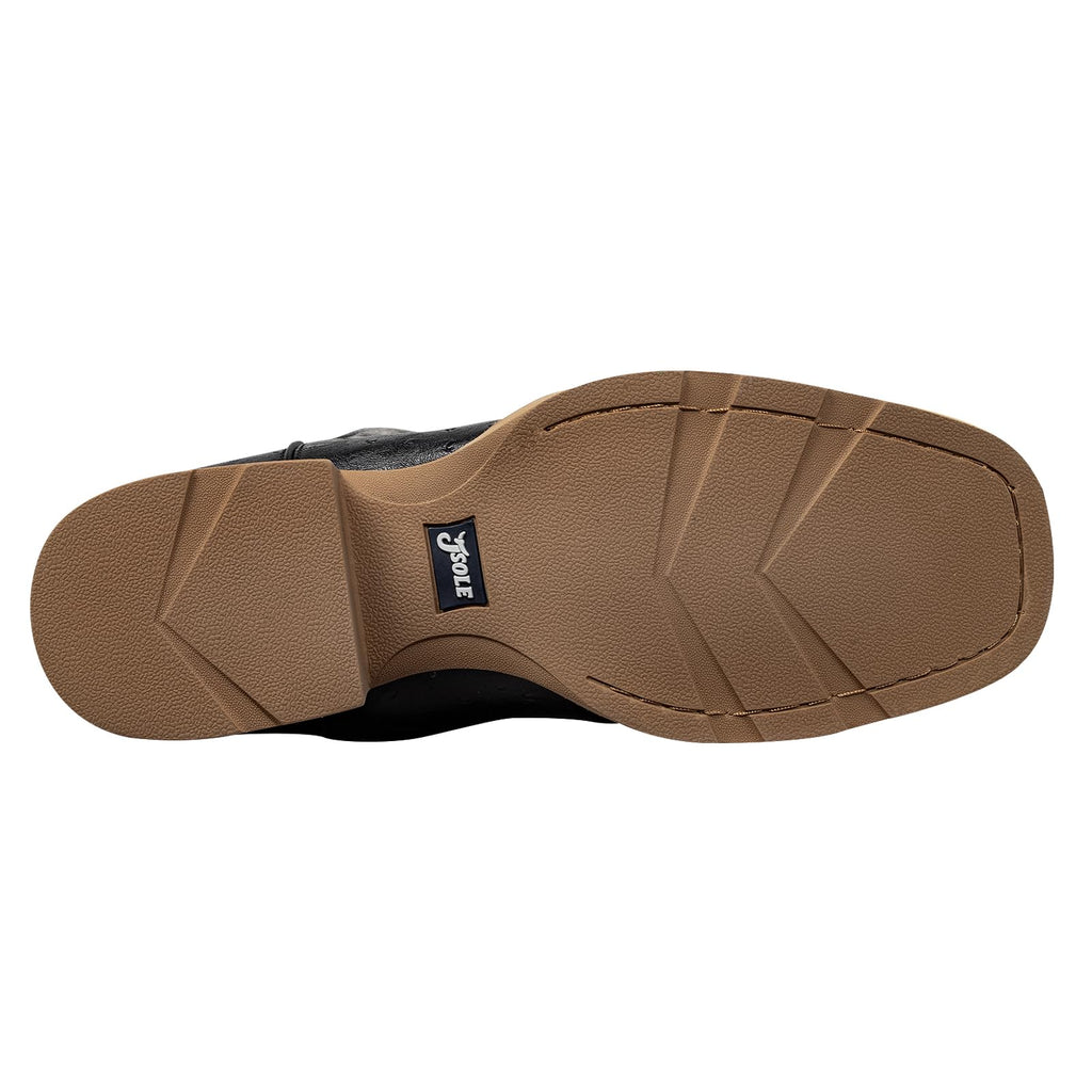 Mens Cowboy Boots Square Toe Wide Fit V85886