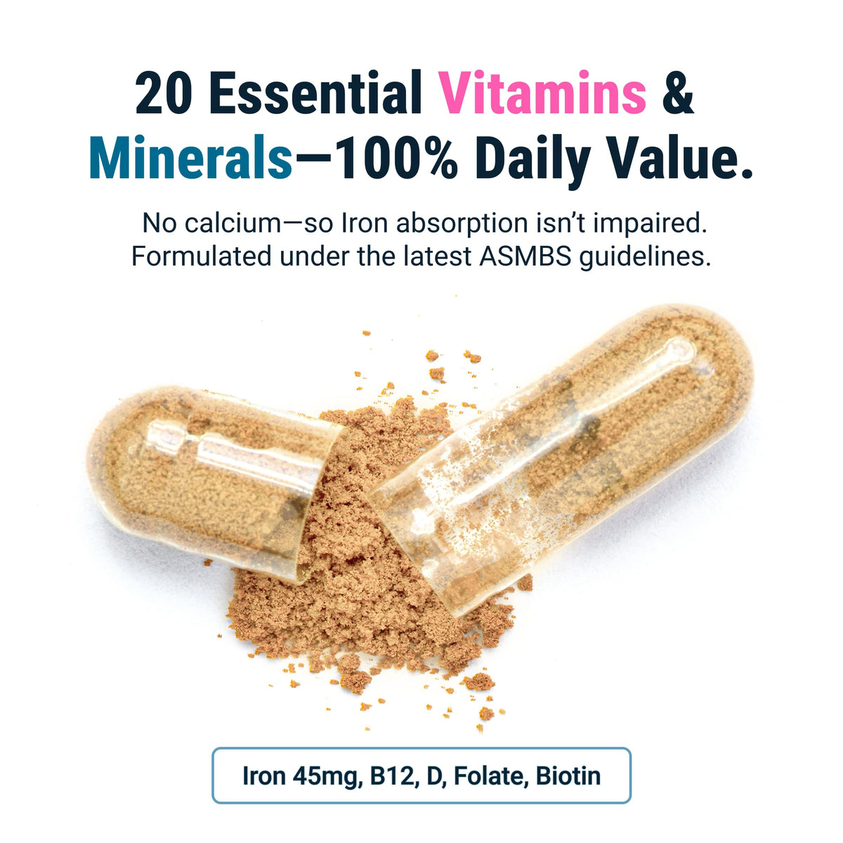 Bariatric Multivitamin 45mg Iron 30 Ct I687