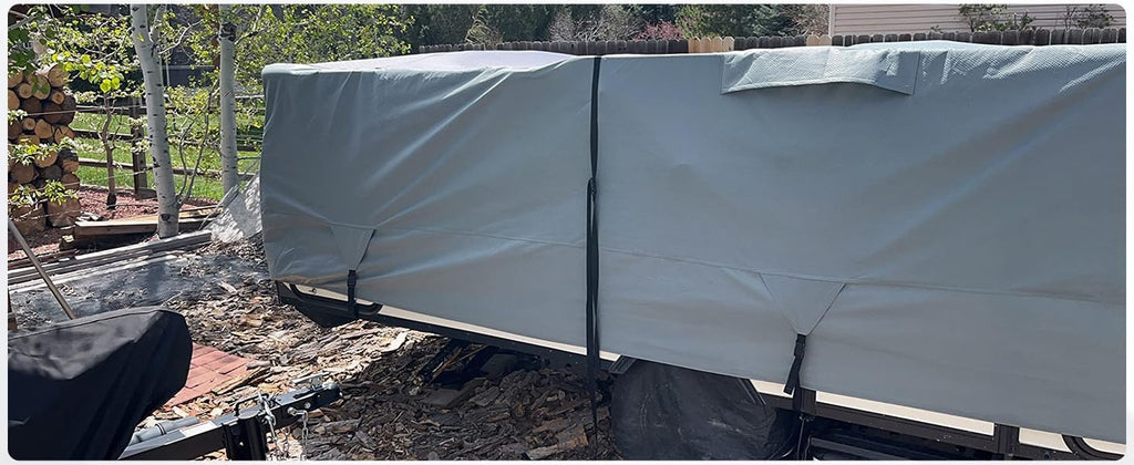 Waterproof Pop Up Camper Tent Trailer Cover 10'-12' A5814