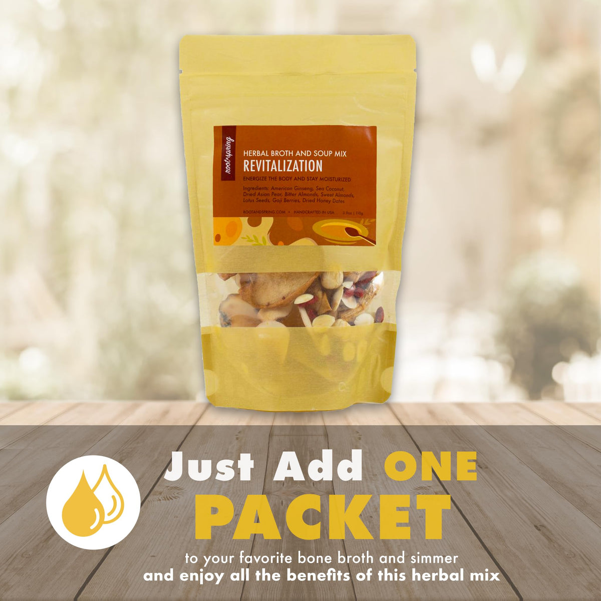Chinese Herbal Soup Mix Packet 4 to 6 Servings O594