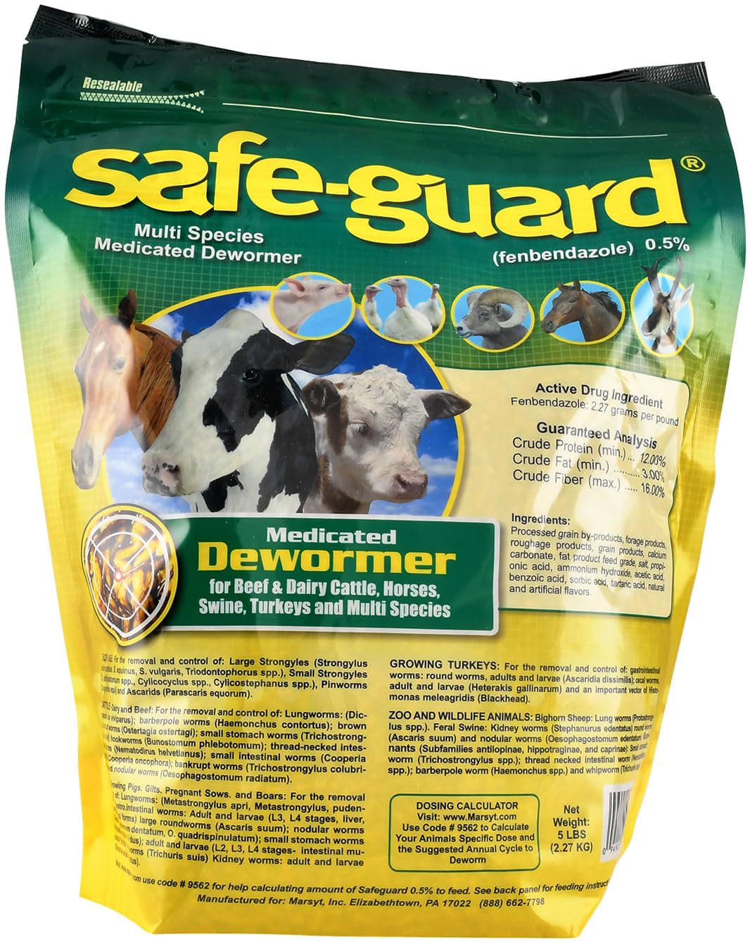 Multi-Species Dewormer 5 lb S868