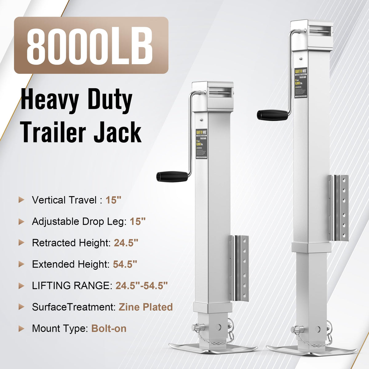 Heavy Duty Swivel Trailer Jack N94617
