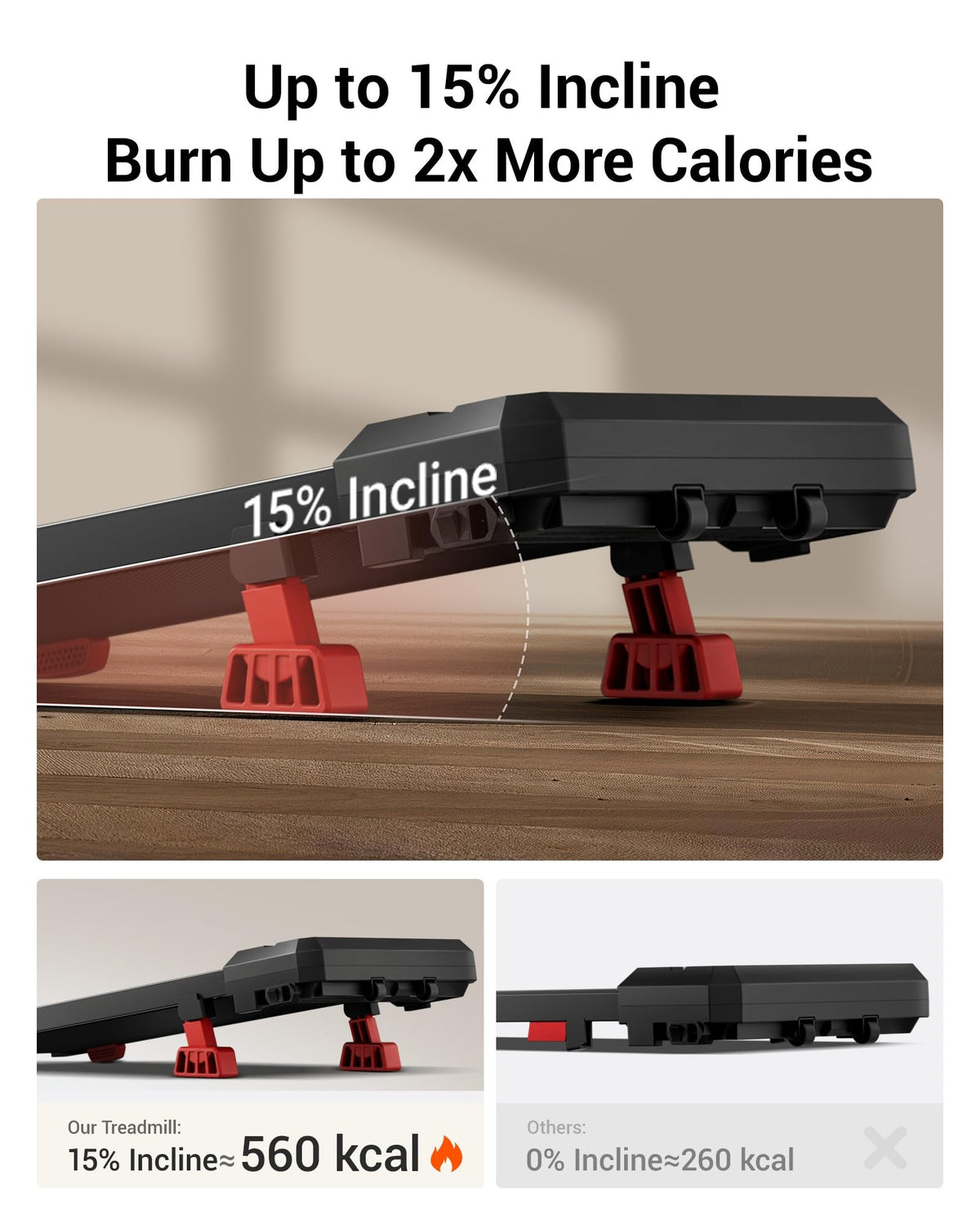 15% Incline Treadmill U300