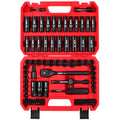 96-Piece 3/8" Drive Impact Socket Wrench and Bit Set, SAE & Metric, Cr-V Standard & Deep Sockets S63866