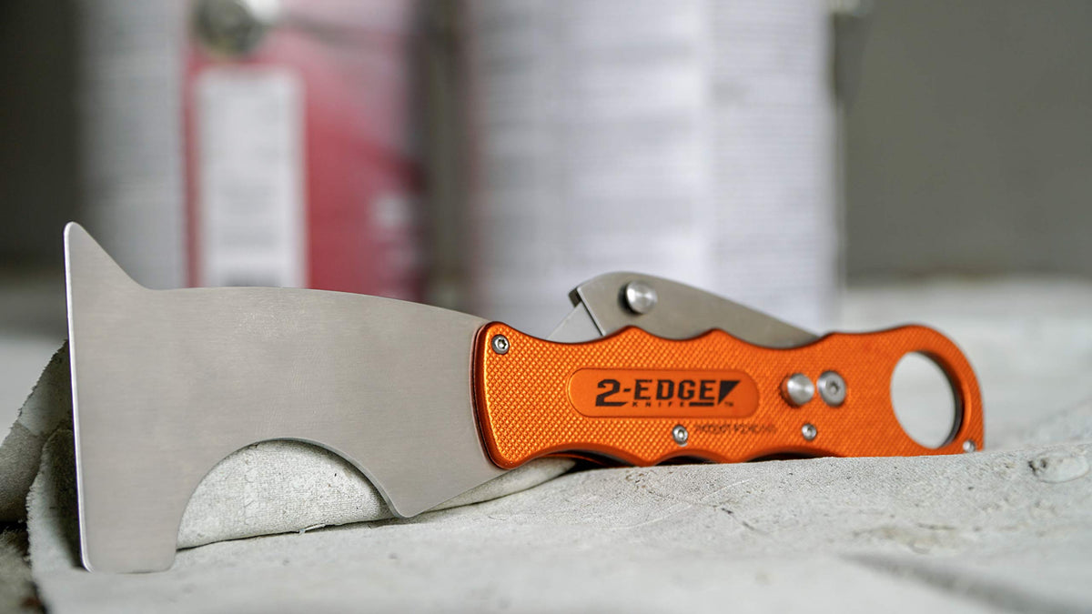 Foldable Utility Putty Knife with Aluminum Handle and Safety Lock T772832