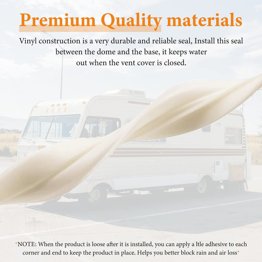 RV Roof Vent Vinyl Seal 2 Pack Q192