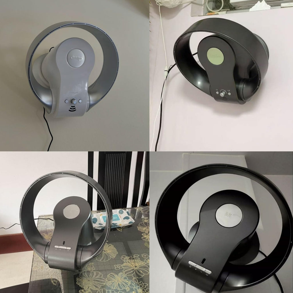 Bladeless Cooling Table Fan Wall Mount 3 Speeds Timer R511202