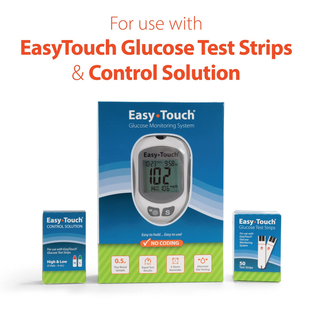 Glucose Meter Kit with 100 Test Strips B956