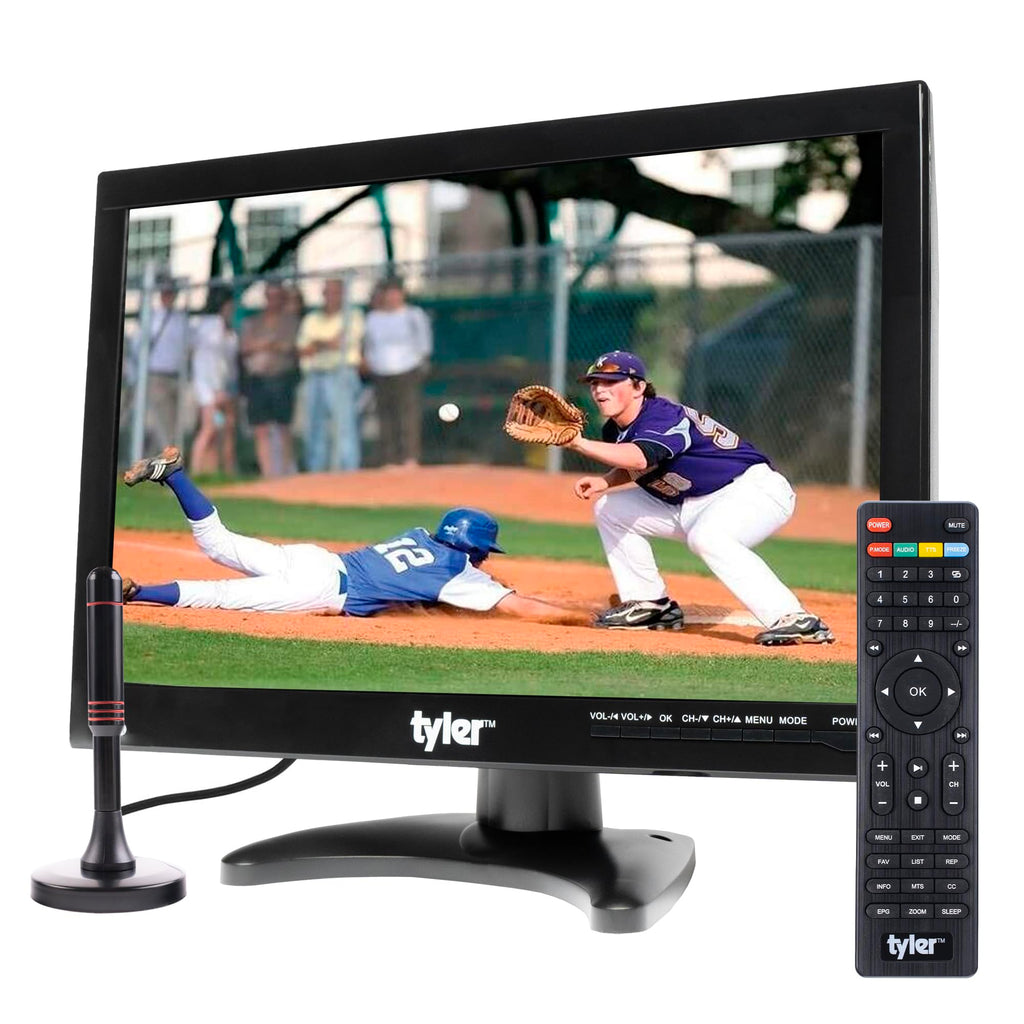 14” Portable LCD TV Monitor 1080P Rechargeable Battery Operated with Remote Control K24261