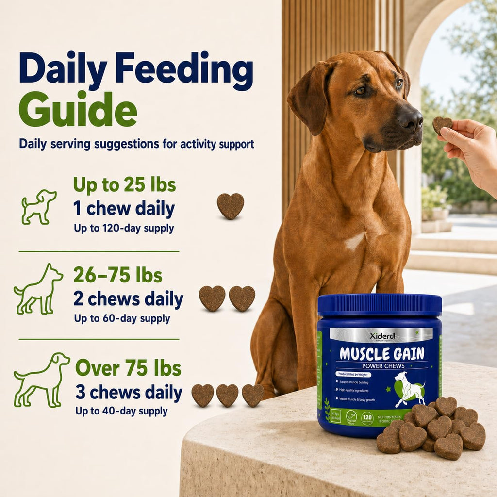 High Protein Muscle Support Soft Chews for Dogs, 120 Count H321185