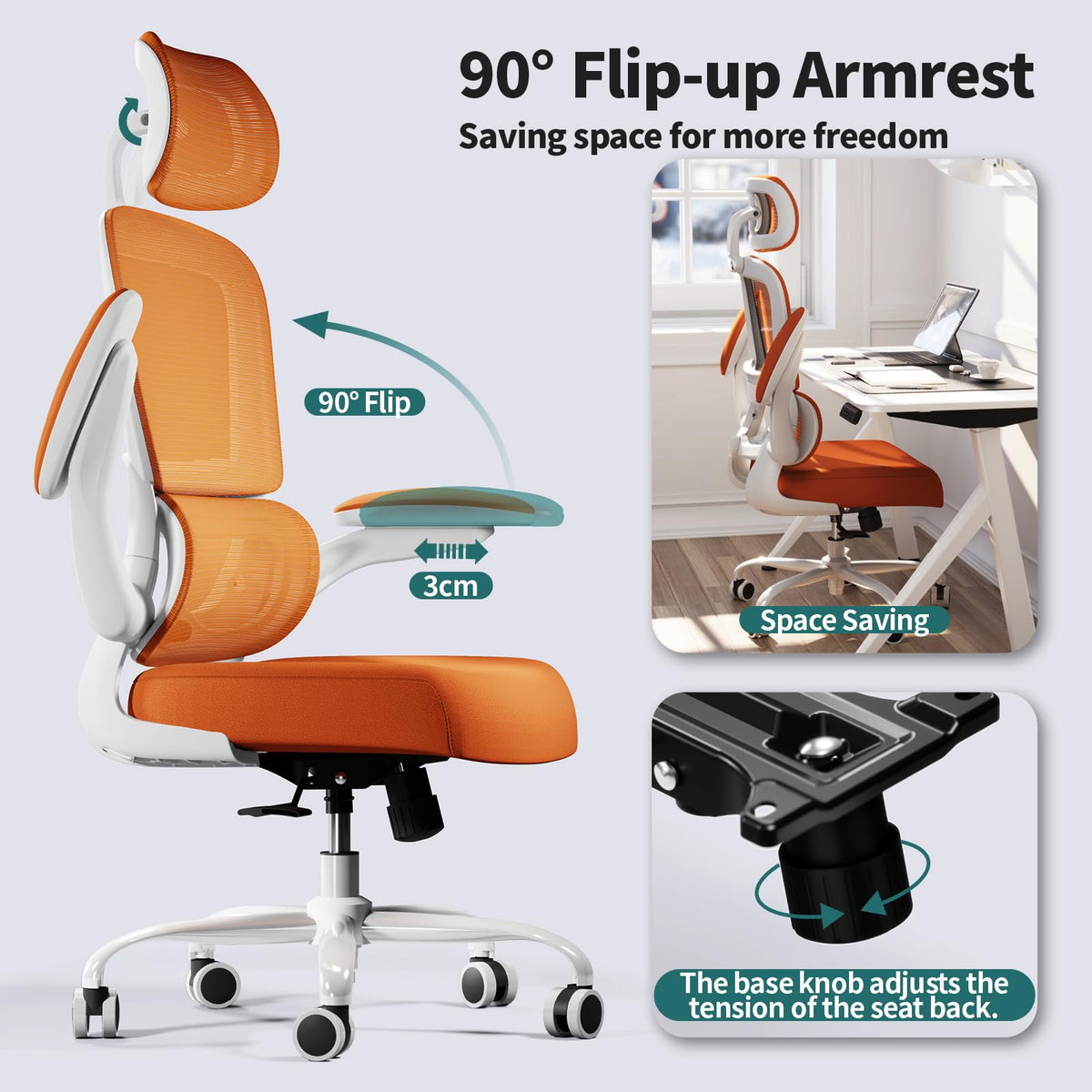 Ergonomic Office Chair with Lumbar Support D924087