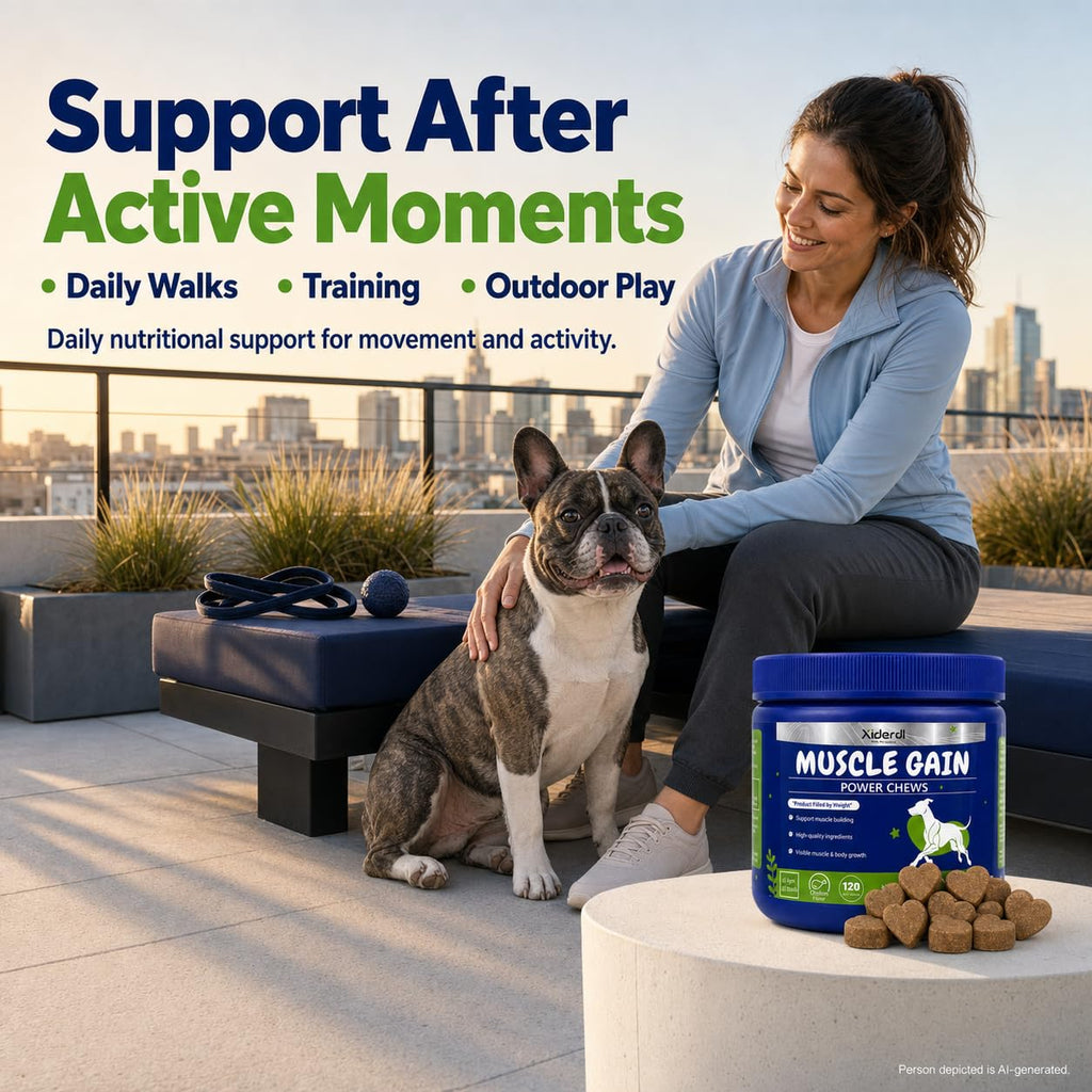 High Protein Muscle Support Soft Chews for Dogs, 120 Count H321185