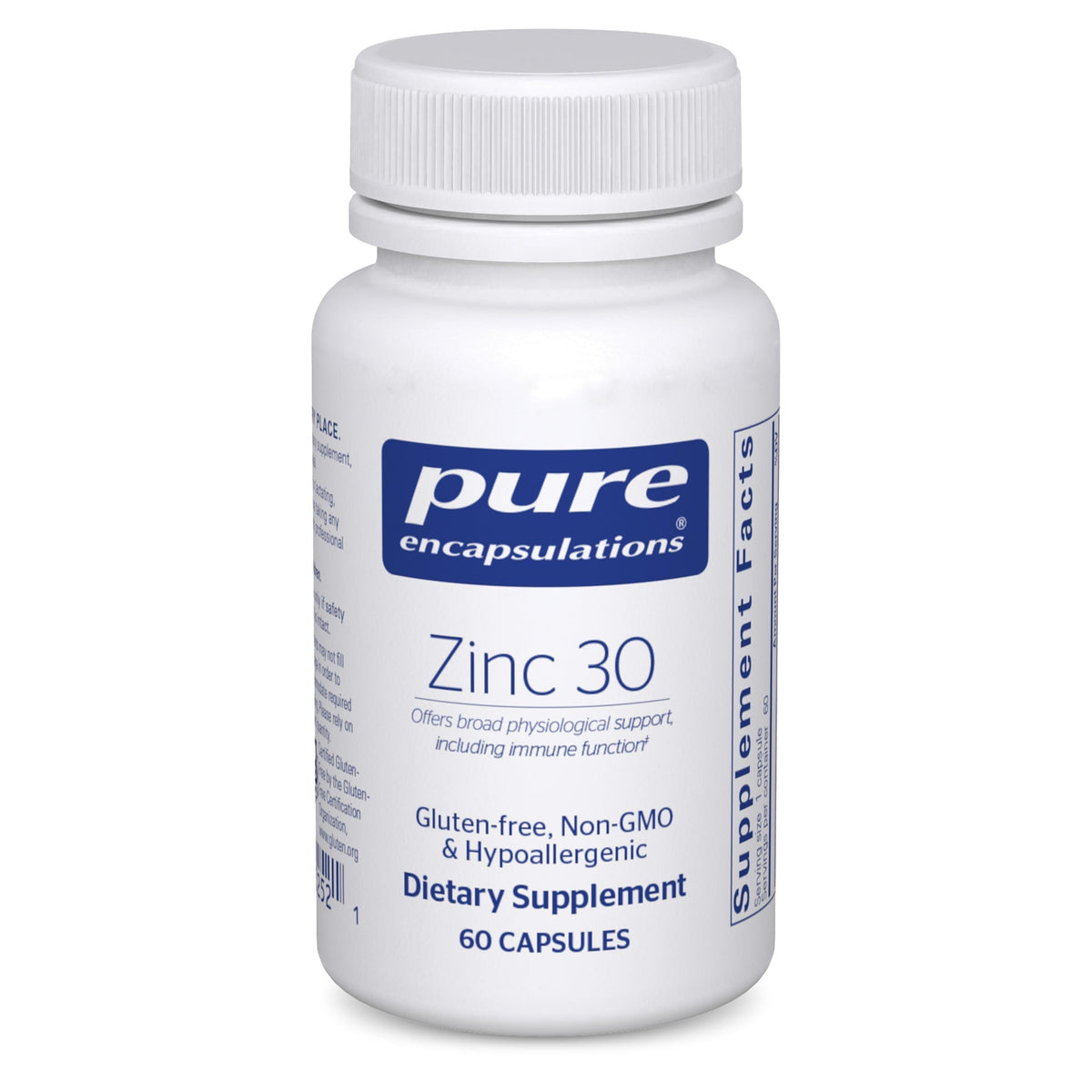 Zinc 30 mg, 60 Capsules Z5697