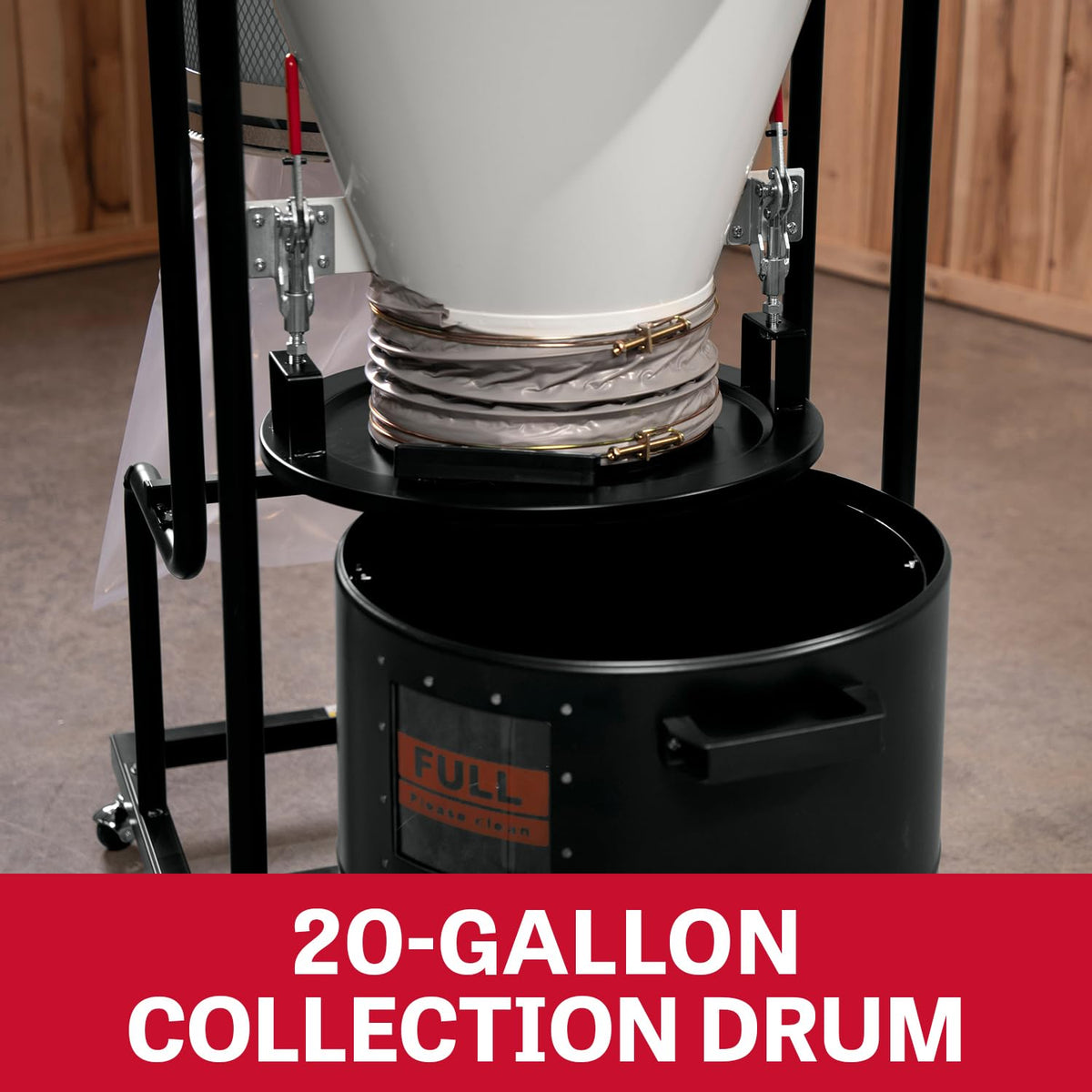 1-1/2 HP 2-Micron Filter Dust Collector W224172