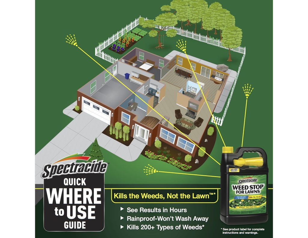 Weed Stop for Lawns Ready-to-Use Spray 1 Gal, 4 Pack F3061