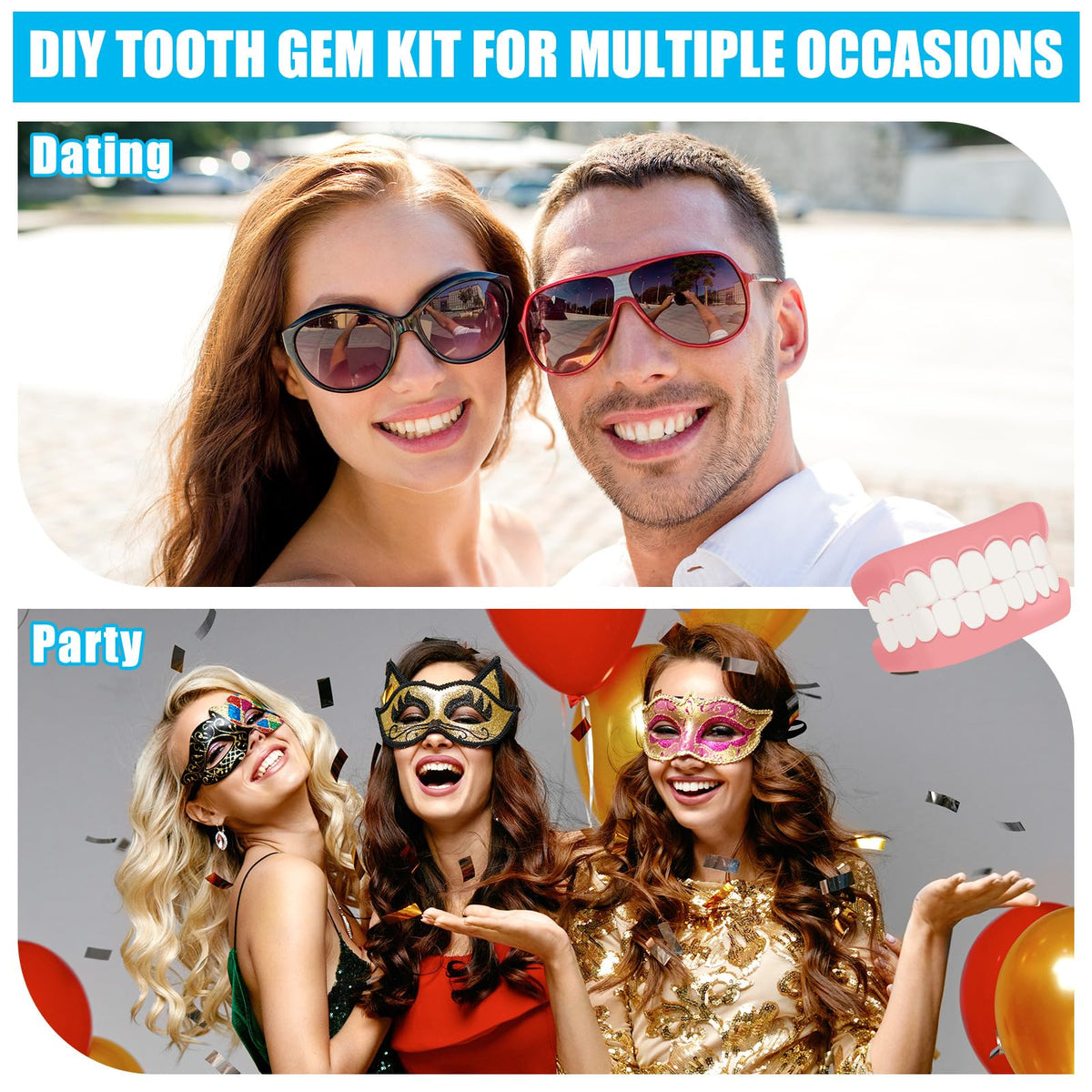 16 Pcs Dentures DIY Repair Kit R903008