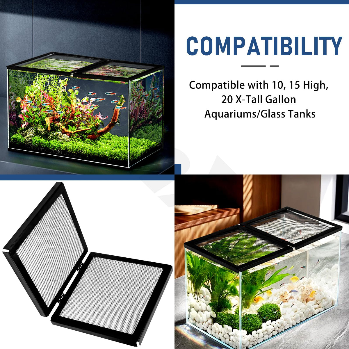 Hinged Door Aquarium Screen Cover L248760