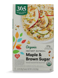 Organic Maple & Brown Sugar Instant Oatmeal Packets, 1.41 Ounce (Pack of 8) A234