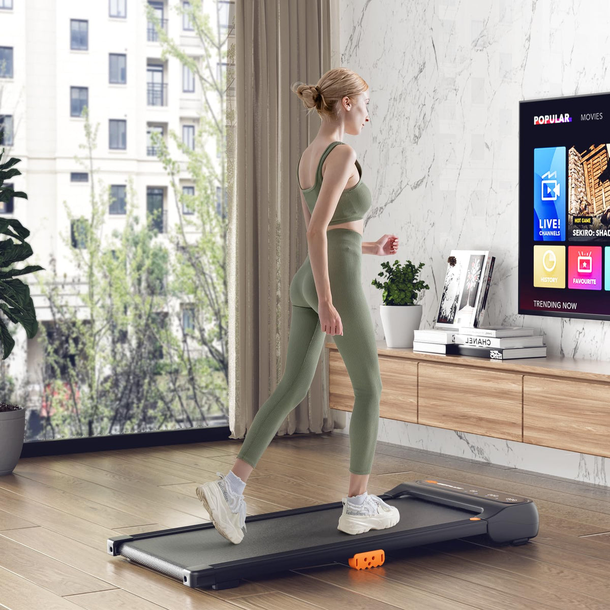 Under Desk Treadmill with 265 lbs Capacity S814808