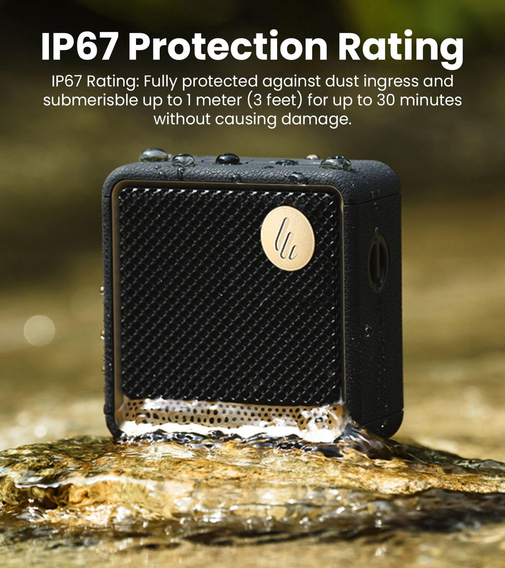 Portable Bluetooth Speaker IP67 Black U36447