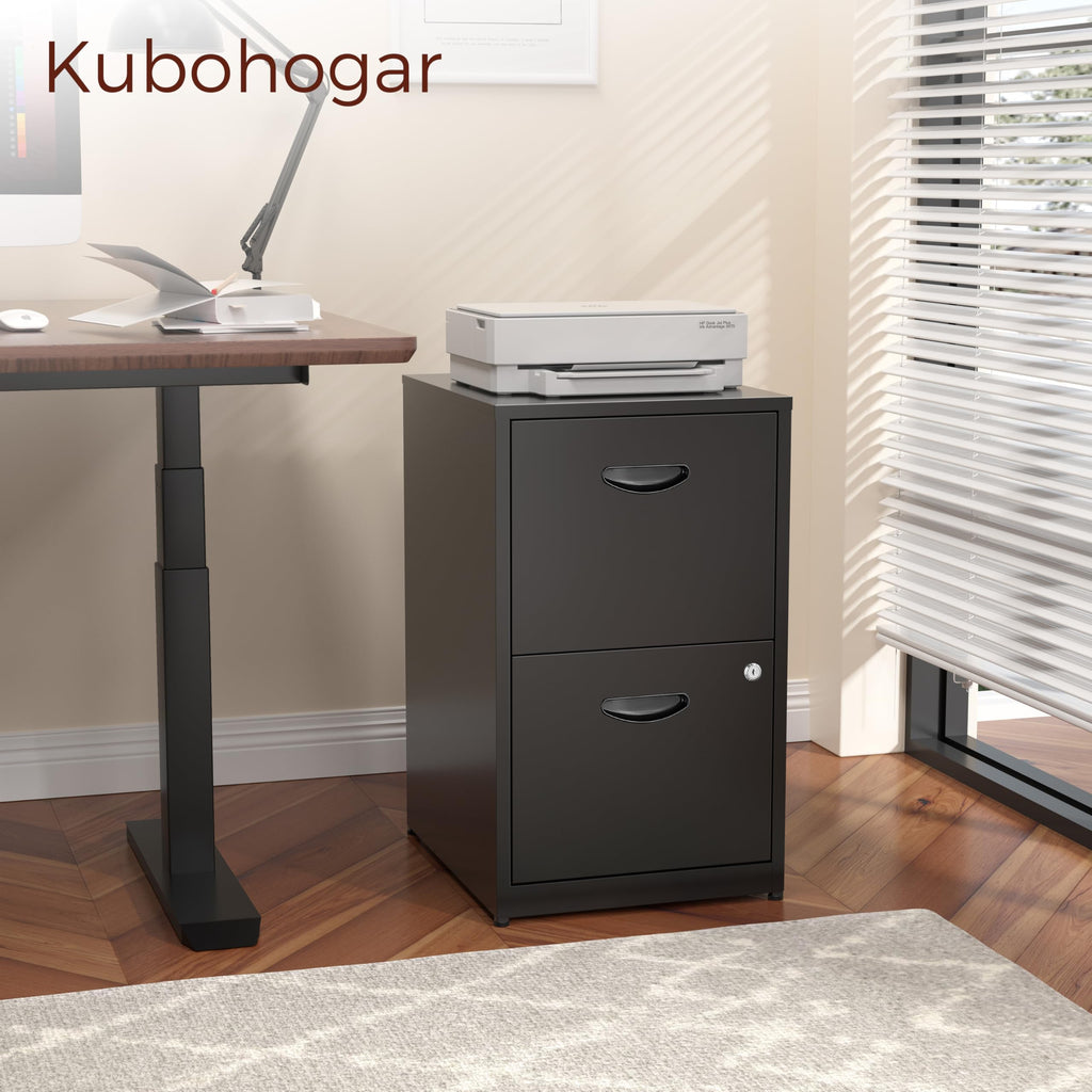 2 Drawer Metal File Cabinet with Lock L95584