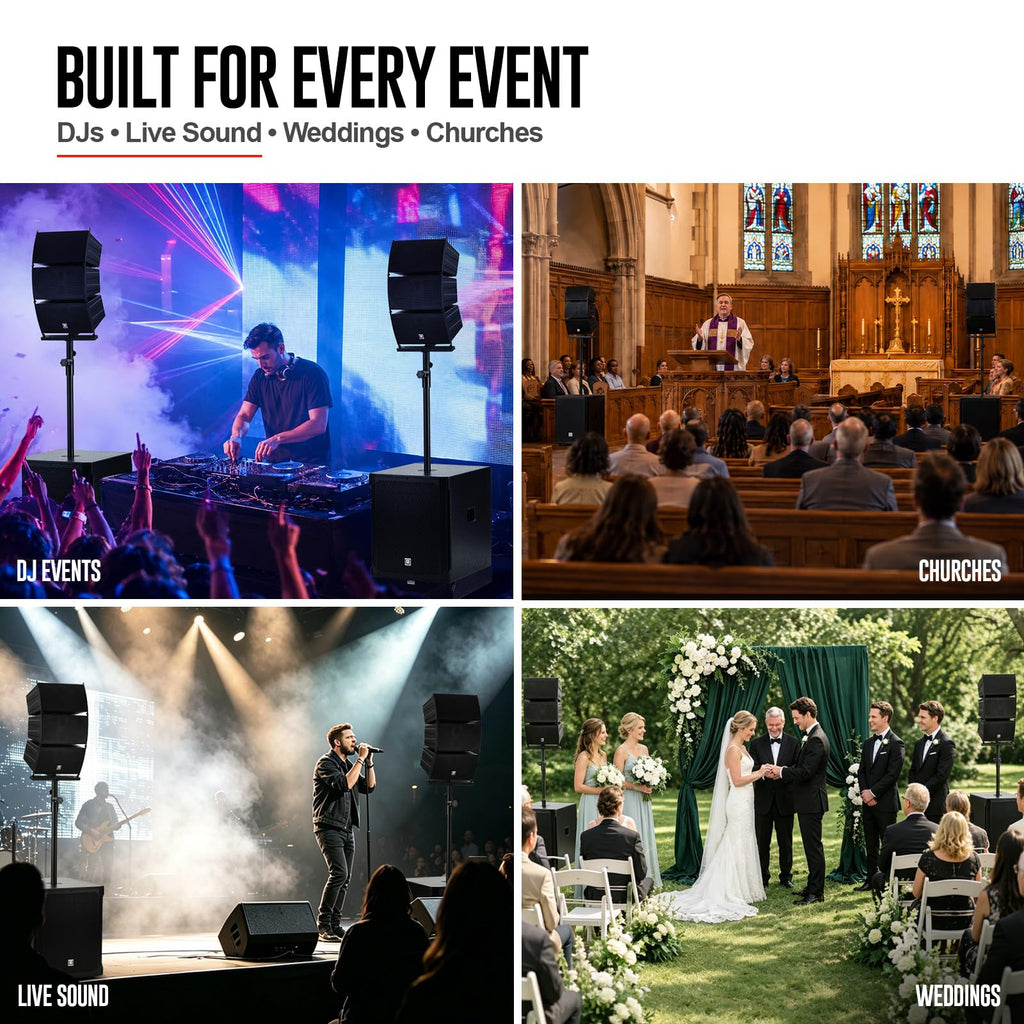 8000W Active Line Array PA System S23337