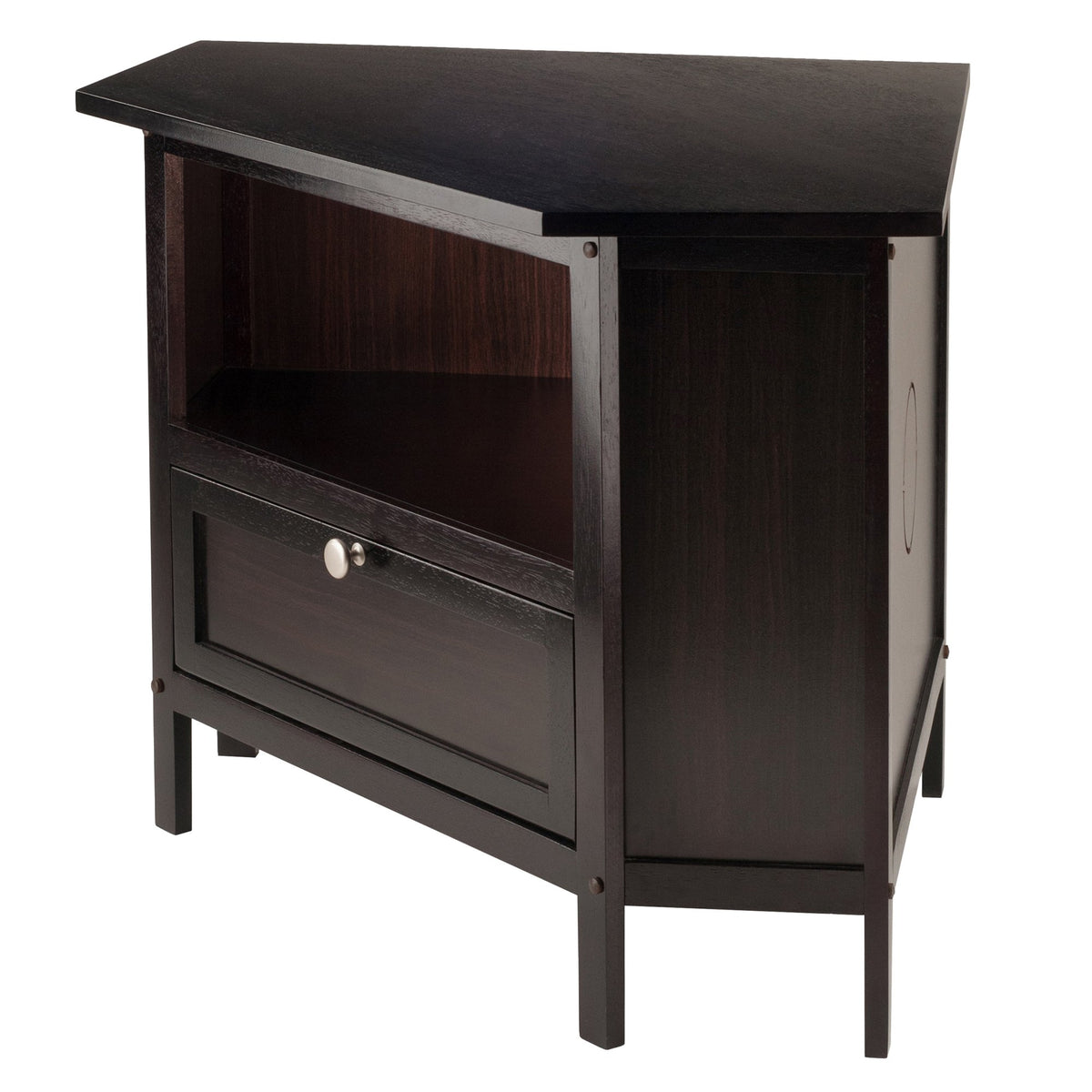 Espresso Corner TV Stand A298