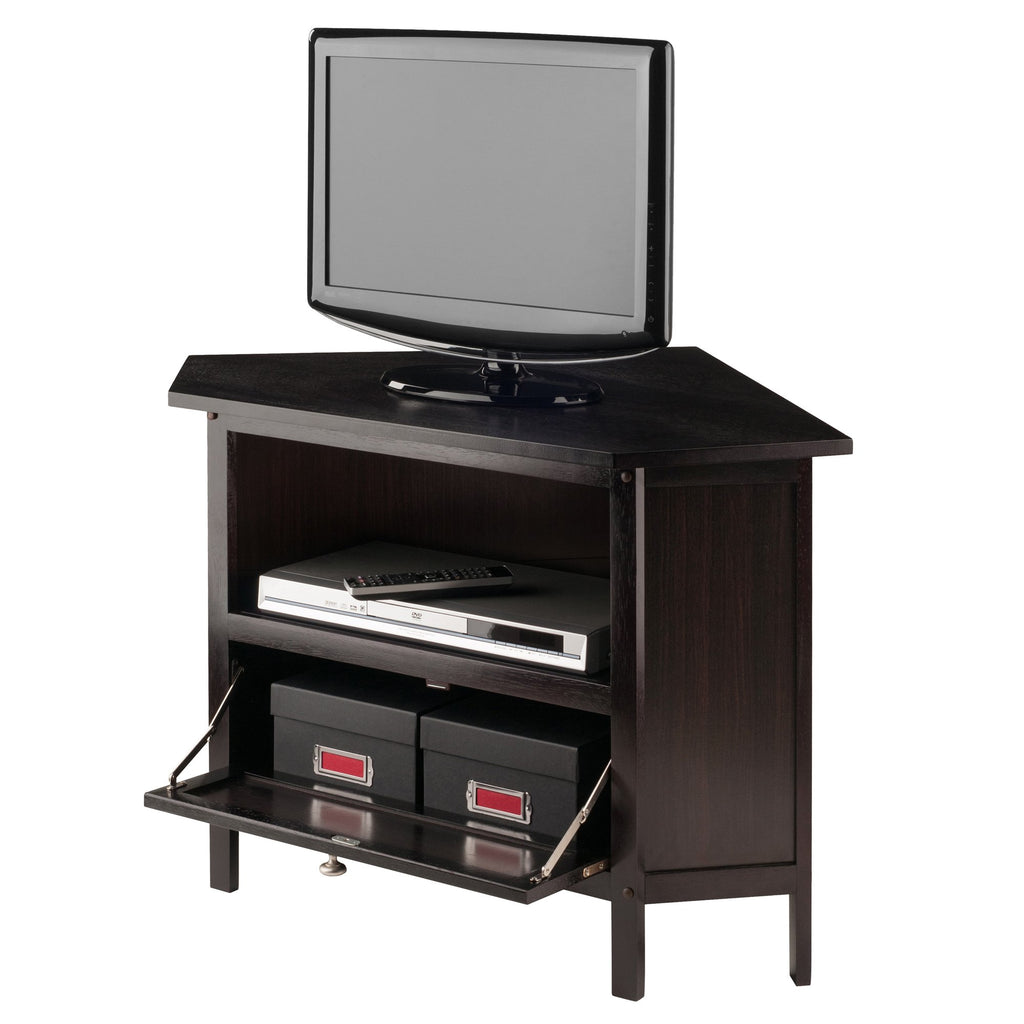 Espresso Corner TV Stand A298