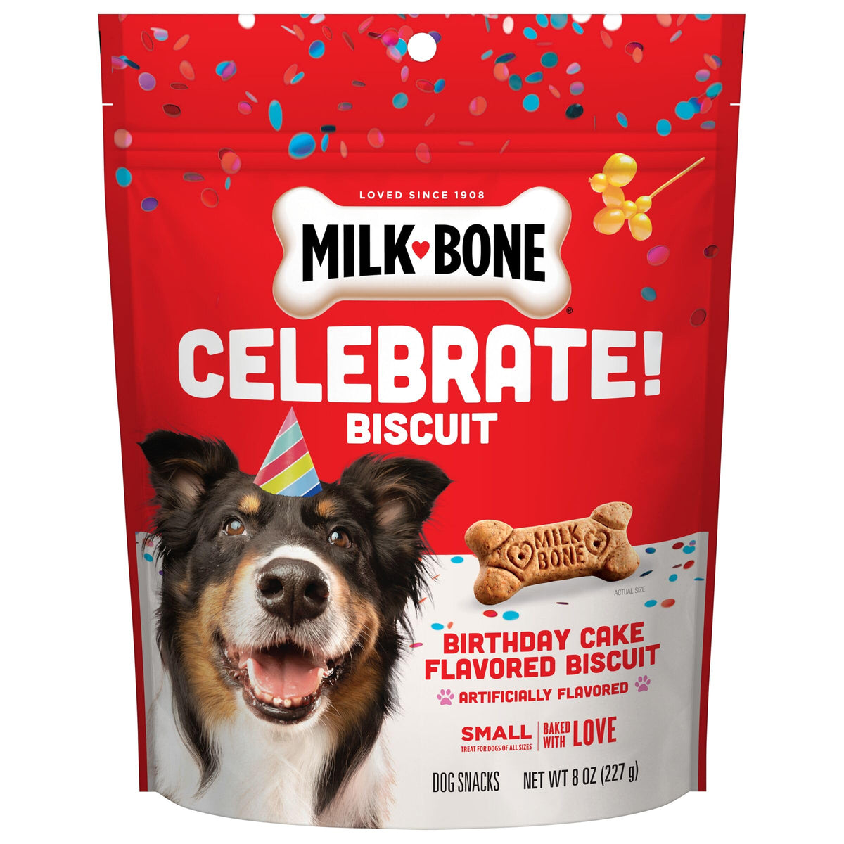 Artificially Flavored Biscuits Small Dog Treats 8 oz Bag Pack of 6 Z305137