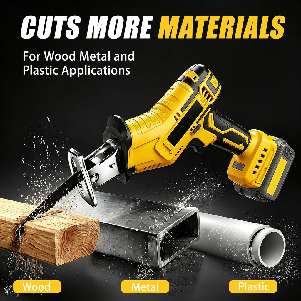 Cordless Reciprocating Saw 400W 3000RPM with 4 Saw Blades H29589