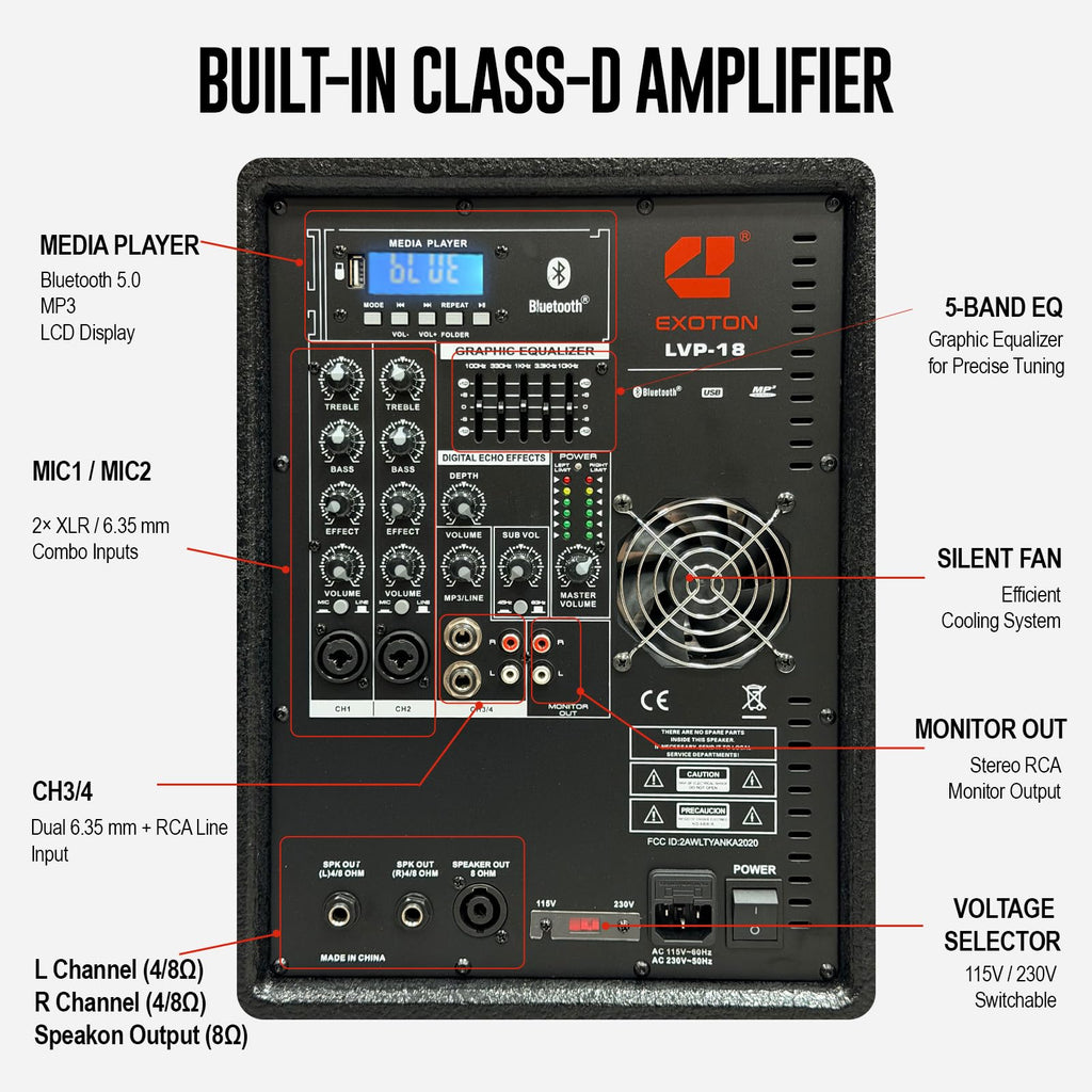 8000W Active Line Array PA System S23337