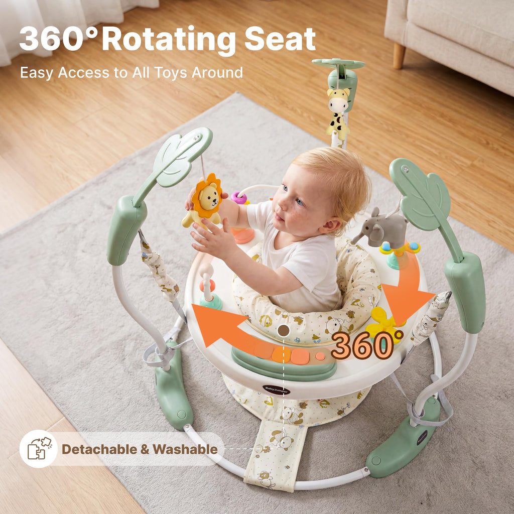 Green 3-in-1 Baby Jumper Activity Center D755973