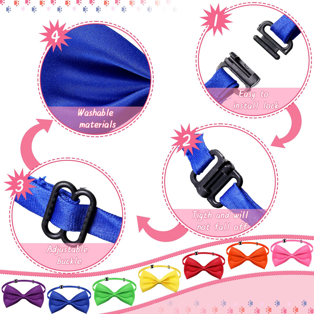 200 Pcs Adjustable Dog Bow Ties Z385691