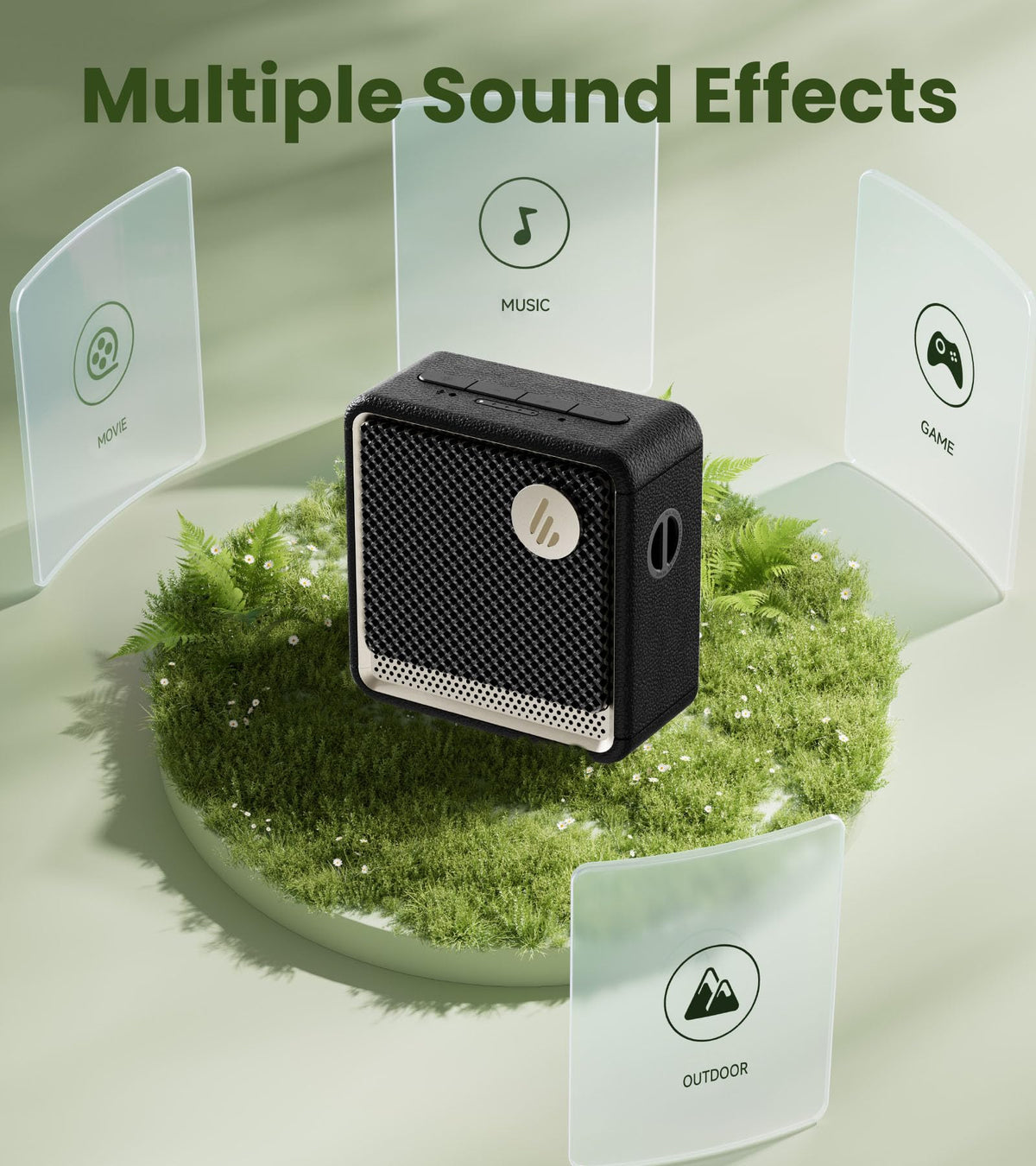 Portable Bluetooth Speaker IP67 Black U36447