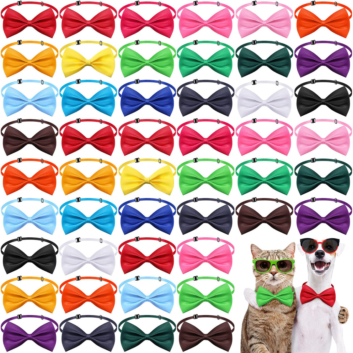 200 Pcs Adjustable Dog Bow Ties Z385691