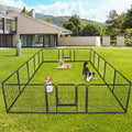 Heavy Duty Metal Fold Dog Playpen with Safety Door, 24 inch C3221