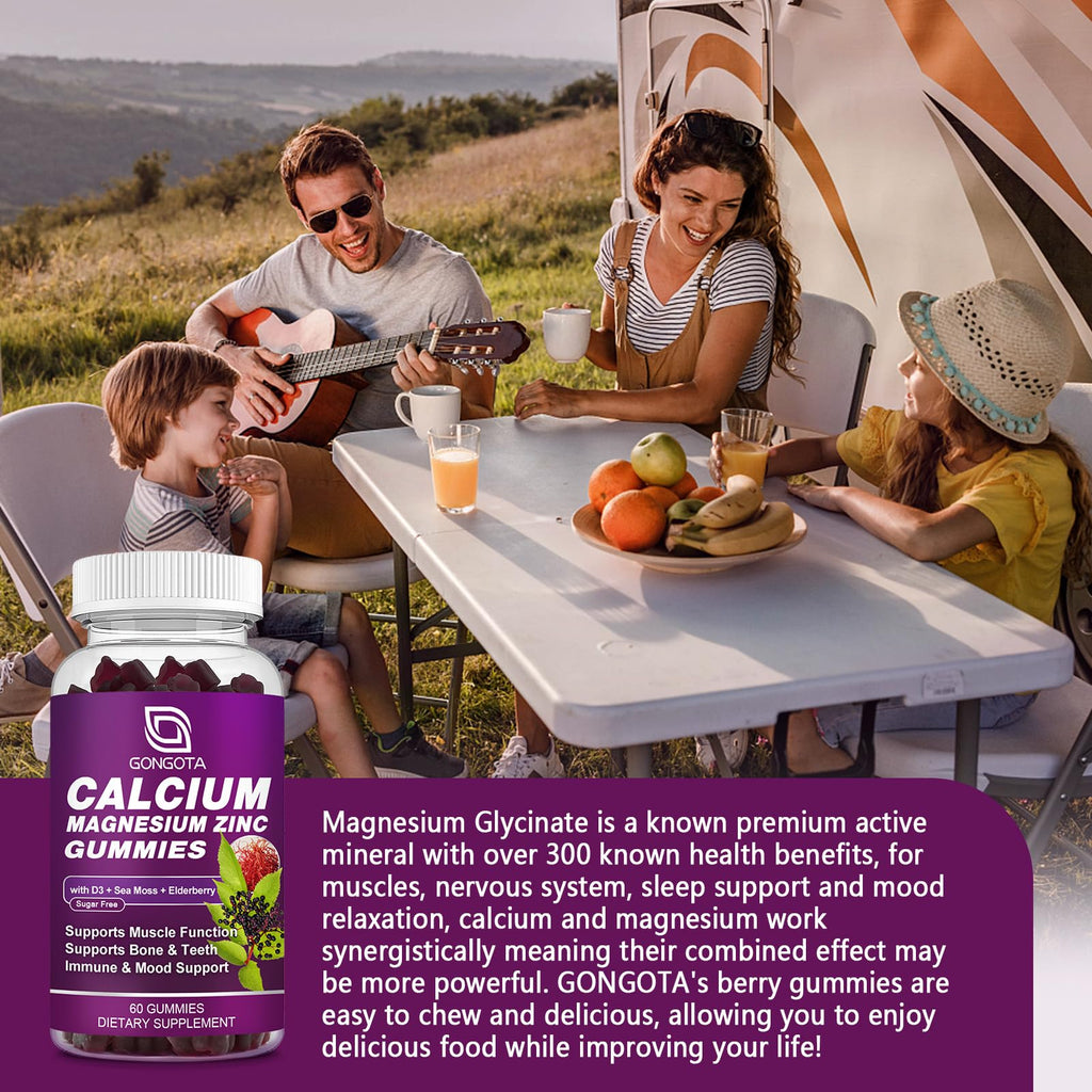 Calcium Magnesium Zinc with Vitamin D3 60 Count I452